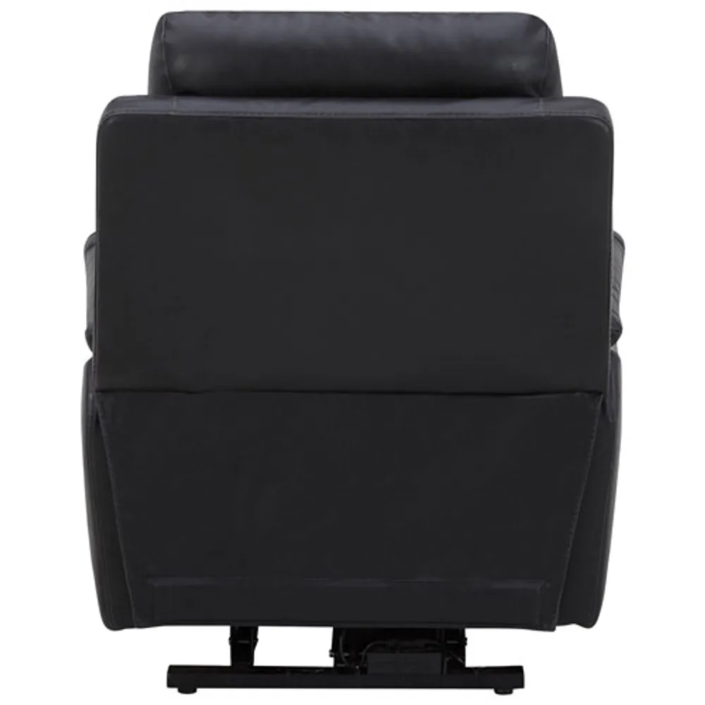 Faux Leather Power Reclining Lift Chair - Black