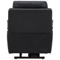 Faux Leather Power Reclining Lift Chair - Black