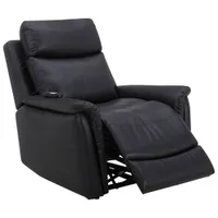 Faux Leather Power Reclining Lift Chair - Black