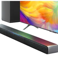 TCL Q6310-CA 350-Watt 3.1 Channel Sound Bar with Wireless Subwoofer - Black