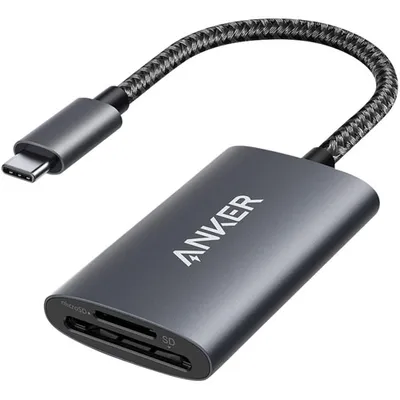 Anker PowerExpand 2-in-1 USB-A/USB-C to SD/ microSD Card Reader (A8328HA1-5)