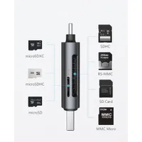 Anker PowerExpand+ 2-in-1 USB-C/USB 3.0 to SD/Micro SD Card Reader (A8326HA1-5)