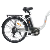 Gyrocopters Moxie 350W Electric Cruiser Bike with up to 55km Battery Range - White - Only at Best Buy