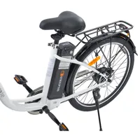 Gyrocopters Moxie 350W Electric Cruiser Bike with up to 55km Battery Range - White - Only at Best Buy