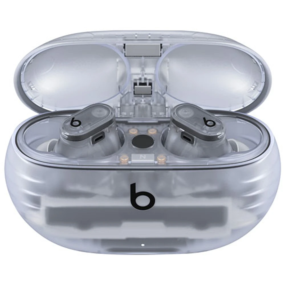 Écouteurs boutons 100 % sans fil à suppression du bruit Studio Buds + de Beats by Dr. Dre - Transparent