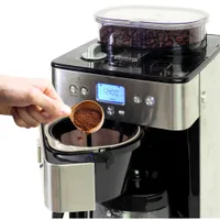 Kenmore Elite Grind & Brew Automatic Coffee Maker with Burr Grinder - 12-Cup - Stainless Steel