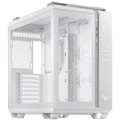 ASUS TUF Gaming GT502 Mid-Tower ATX Computer Case - Black/White