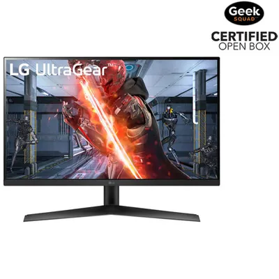 Boîte ouverte - Moniteur de jeu FreeSync DEL IPS HD intégrale 144 Hz 27 po UltraGear de LG avec temps de réponse de 1 ms gris à gris (27GN60R-B)