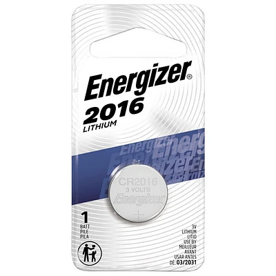 Energizer ECR2016BP Lithium Coin Battery