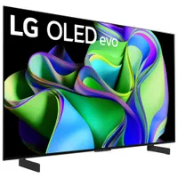 LG 42" 4K UHD HDR OLED webOS Evo ThinQ AI Smart TV (OLED42C3PUA) - 2023