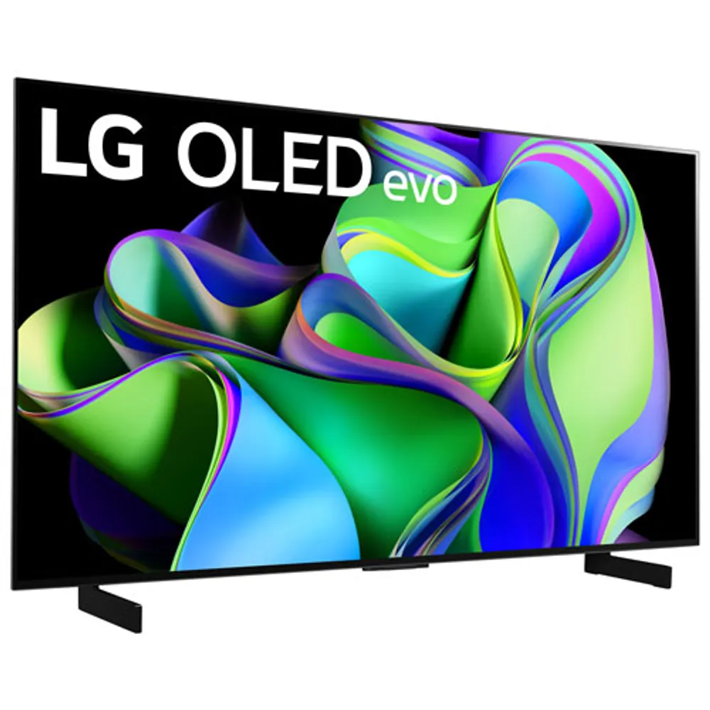 LG 42" 4K UHD HDR OLED webOS Evo ThinQ AI Smart TV (OLED42C3PUA) - 2023