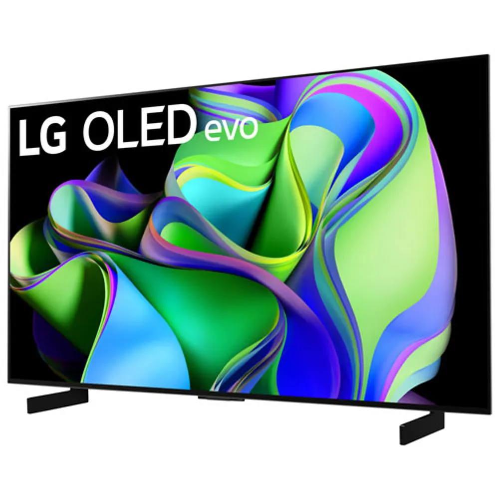 LG 42" 4K UHD HDR OLED webOS Evo ThinQ AI Smart TV (OLED42C3PUA) - 2023