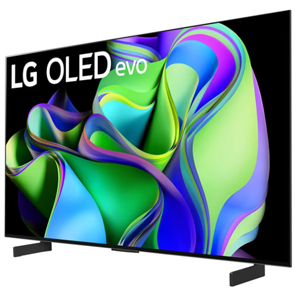 LG 42" 4K UHD HDR OLED webOS Evo ThinQ AI Smart TV (OLED42C3PUA) - 2023