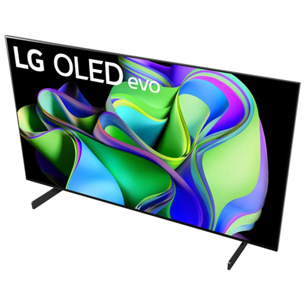 LG 42" 4K UHD HDR OLED webOS Evo ThinQ AI Smart TV (OLED42C3PUA) - 2023