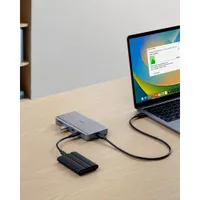 Anker Dual Display 10-in-1 USB-C Docking Station with Power Delivery for M1 MacBooks (A8386HA1-5)