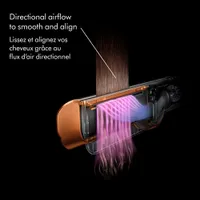 Dyson Airstrait Straightener - Bright Nickel/Rich Copper