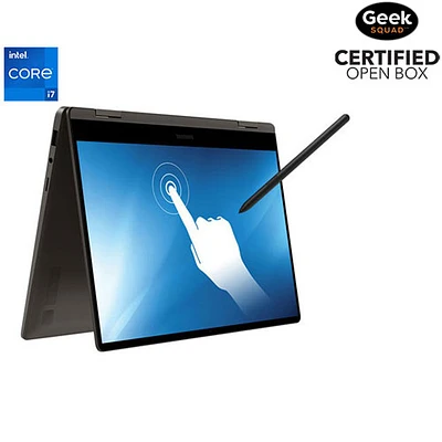 Boîte ouverte - Portable à écran tactile Galaxy Book3 360 de 13,3 po de Samsung - Graphite (Core i7-1355U Intel/SSD 512 Go/RAM 16 Go)