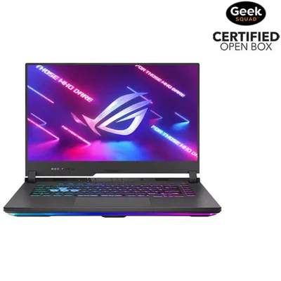 Open Box - ASUS ROG Strix G15 15.6" Gaming Laptop - Eclipse Grey (AMD Ryzen 9 6900HX/512GB SSD /32GB RAM/RTX 3050)