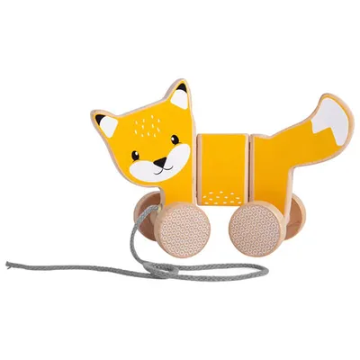 Jouet à tirer renard de Bigjigs Toys