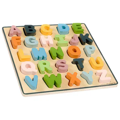 Bigjigs Wooden Uppercase Alphabet Puzzle