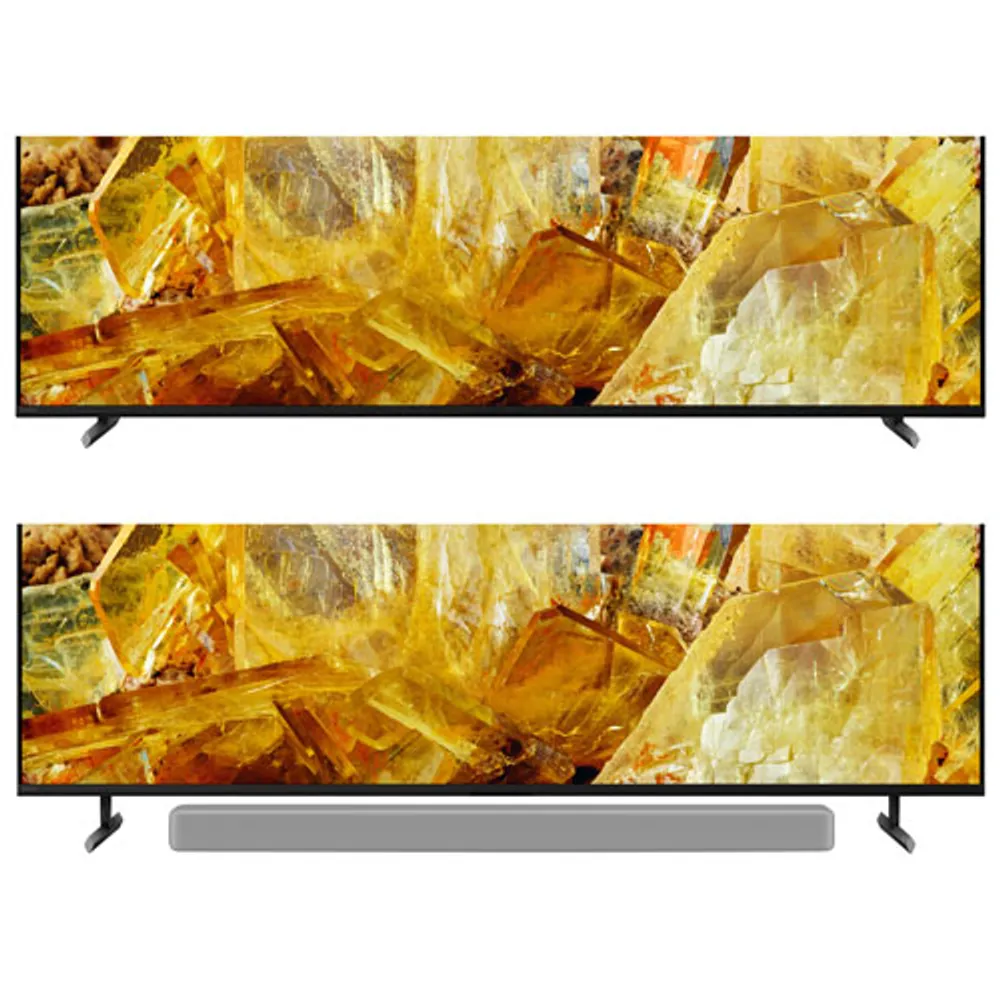 Sony 65" 4K UHD HDR LED Smart Google TV (XR65X90L) - 2023
