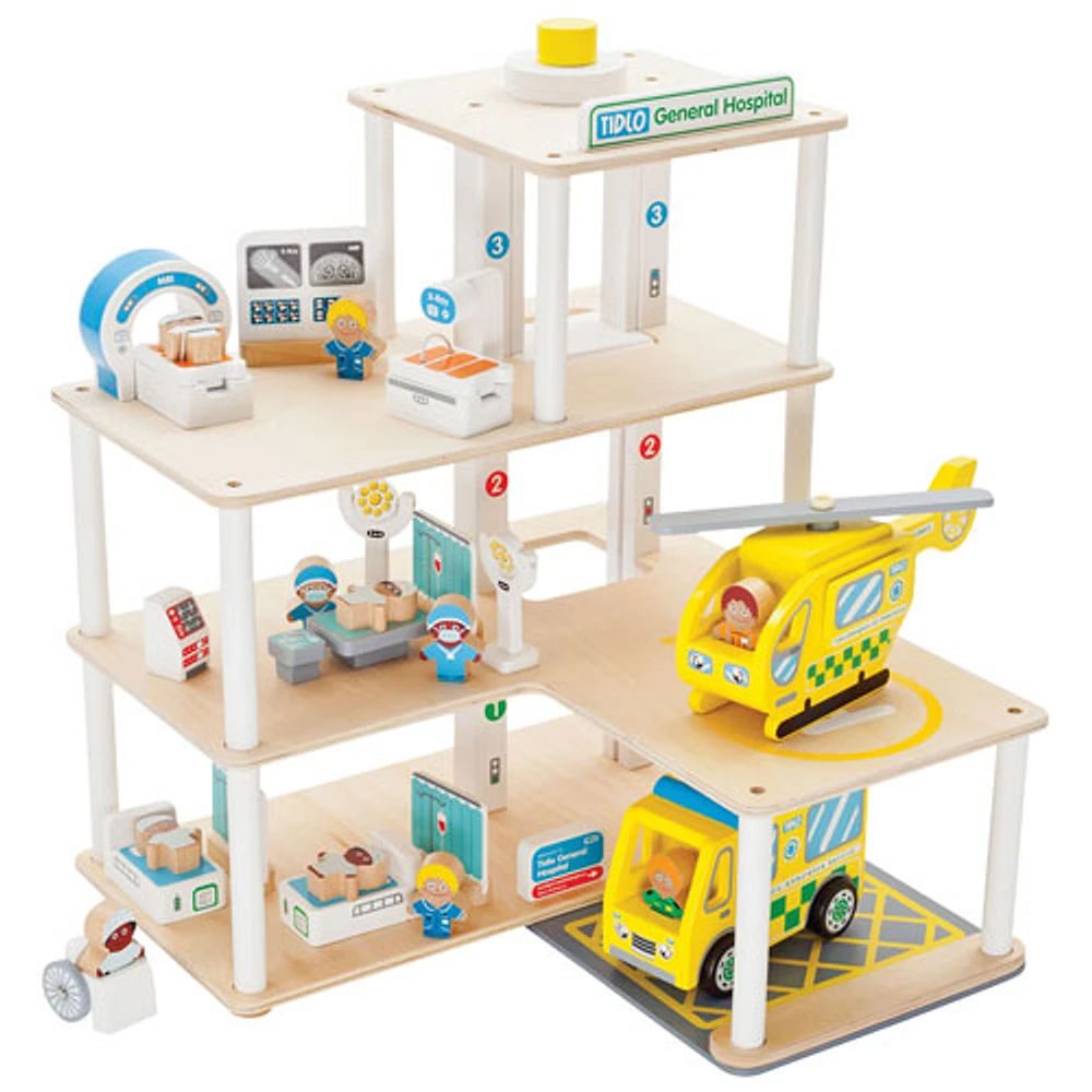 Hôpital général jouet Tidlo de Bigjigs Toys