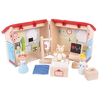 Jeu de mini hôpital en bois de Bigjigs Toys