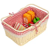 Bigjigs Picnic Basket With Wooden Play Food