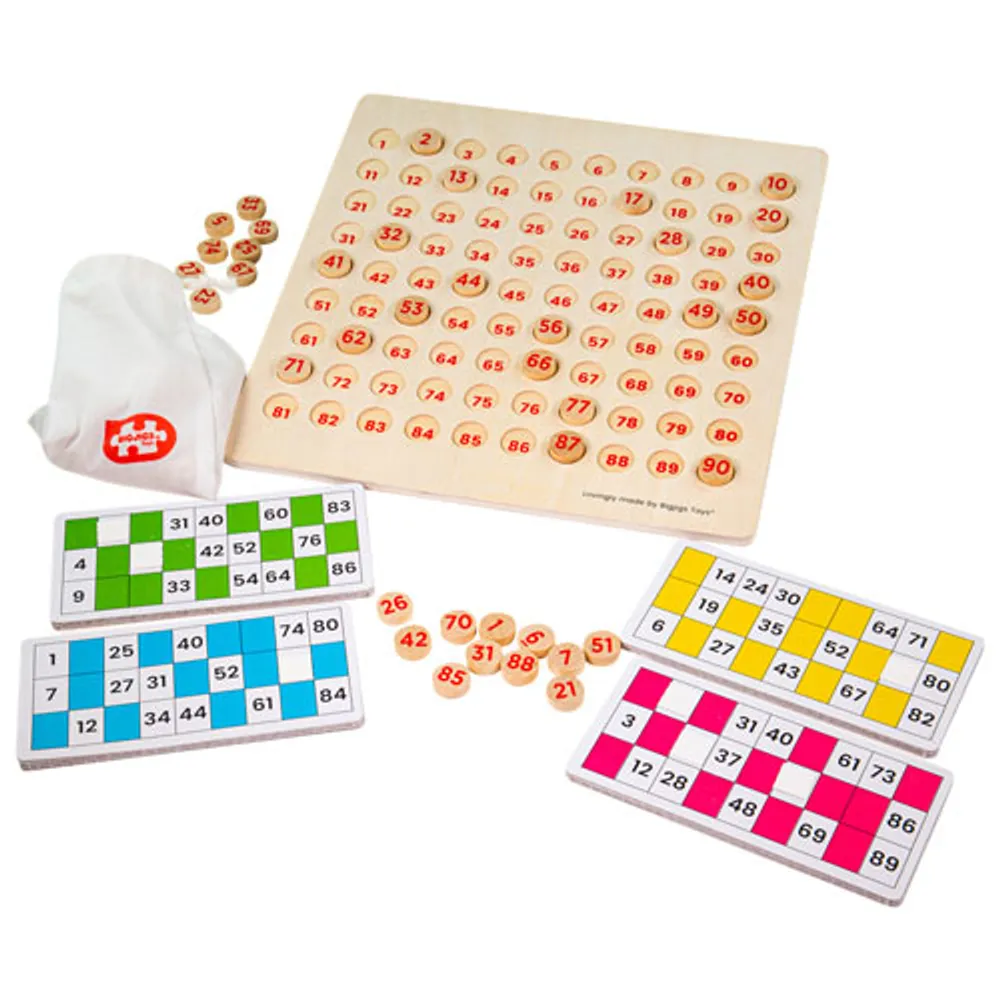 Jeu de bingo traditionnel pour enfants de Bigjigs Toys