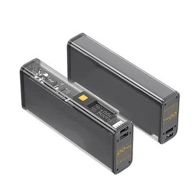axGear Portable 20000mAh Power Bank USB/USB-c Fast Charge Powerbank With Digital Display