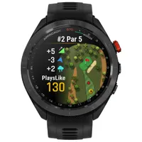 Montre intelligente Bluetooth de 47mm Approach S70 de Garmin pour le golf - Noir