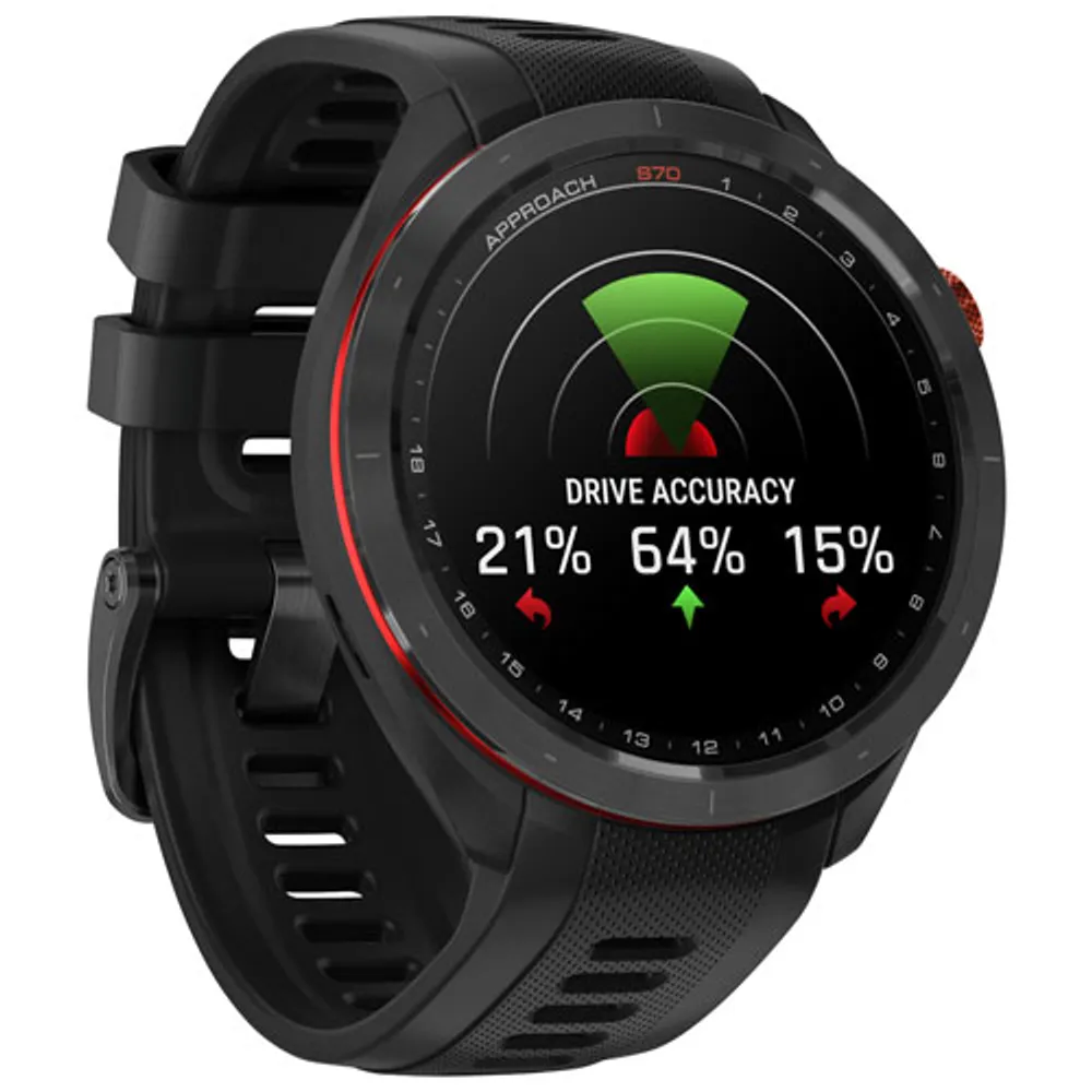 Garmin Approach S70 47mm Bluetooth Golf Smartwatch - Black