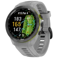 Montre intelligente GPS de 42 mm Approach S70 de Garmin pour le golf - Gris