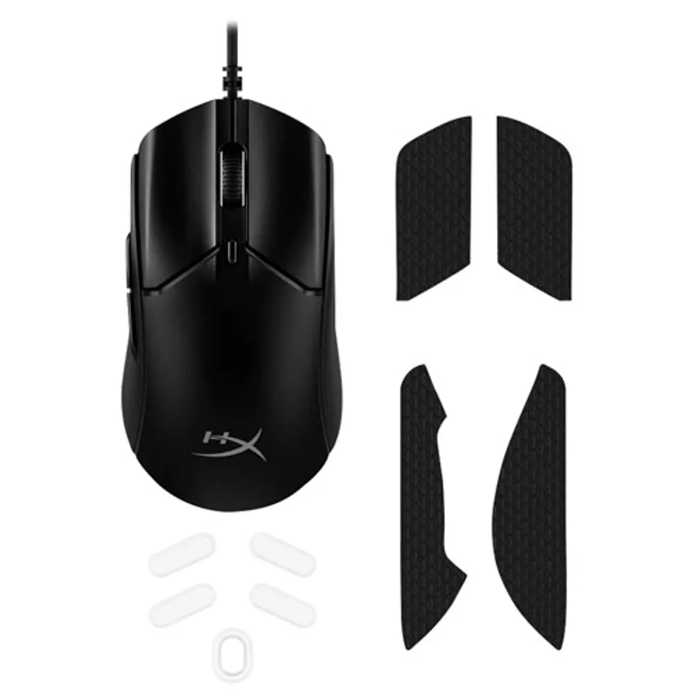 Souris de jeu optique de 26 000 ppp Pulsefire Haste 2 de HyperX – Noir