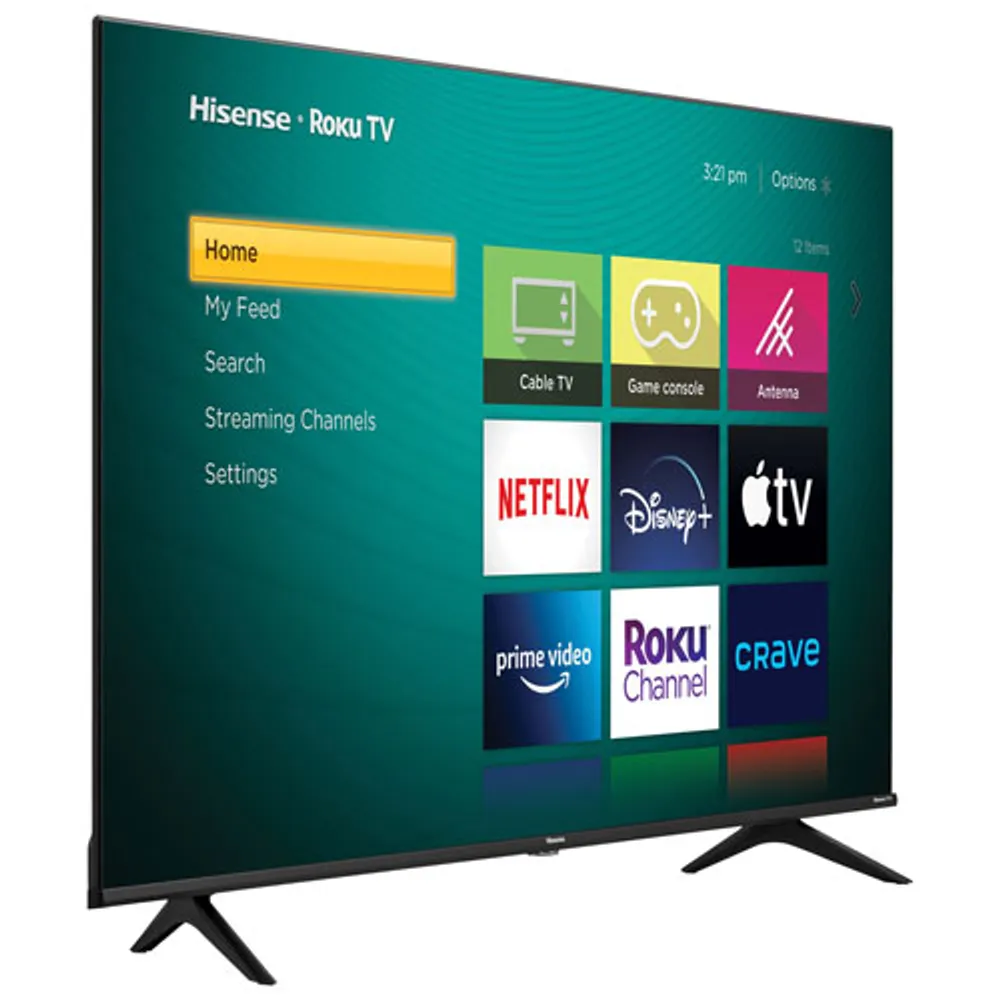 Hisense 43" 4K UHD HDR LED Roku Smart TV (43R63G) - 2022