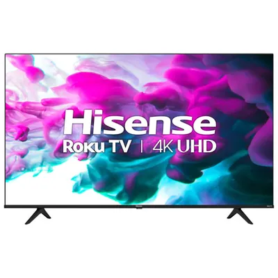 Hisense 58" 4K UHD HDR LED Roku Smart TV (58R63G) - 2022