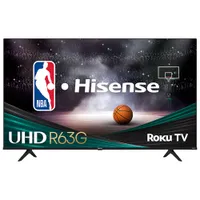 Hisense 58" 4K UHD HDR LED Roku Smart TV (58R63G) - 2022