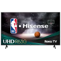 Hisense 75" 4K UHD HDR LED Roku Smart TV (75R63G) - 2022