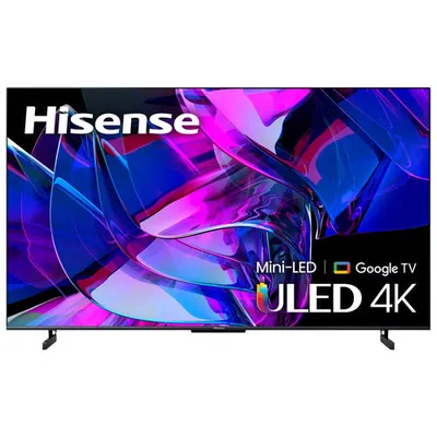 Hisense 55" 4K UHD HDR QLED Mini-LED Smart Google TV (55U78KM) - 2023