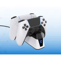 Surge ChargeDock Dual Controller Charging Station for PS5 - White