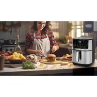 Kalorik Full Touchscreen Air Fryer - 6.62L/7QT - Stainless Steel