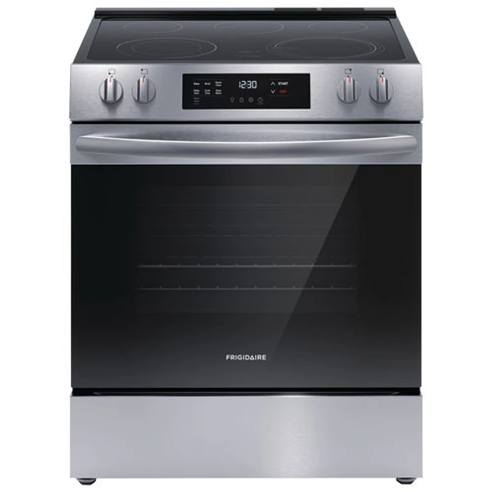 Open Box - Frigidaire 30" 5.3 Cu. Ft. 5-Element Freestanding Electric Range - Stainless Steel - Perfect Condition