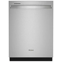 Open Box - Whirlpool 24" 50dB Built-In Dishwasher with Stainless Steel Tub- Stainless Steel - Perfect Condition