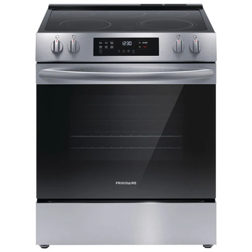 Open Box - Frigidaire 30" 5.3 Cu. Ft. 5-Element Freestanding Electric Range - Stainless Steel - Scratch & Dent