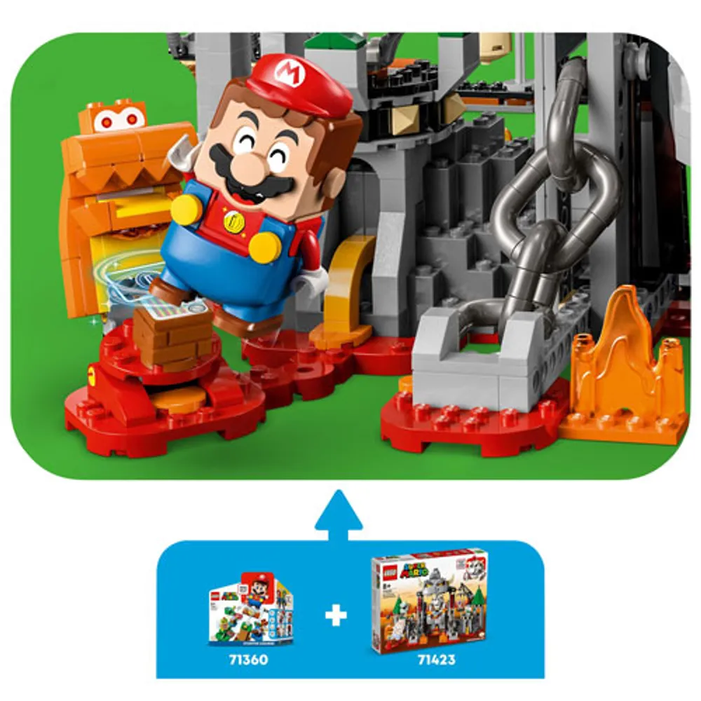 LEGO Super Mario: Dry Bowser Castle Battle Expansion Set - 1321 Pieces (71423)