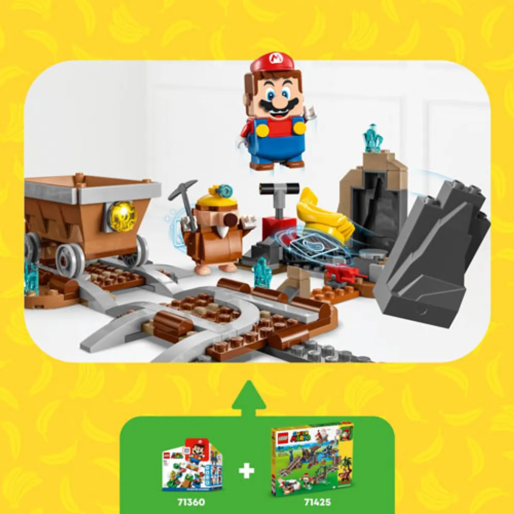 LEGO Super Mario: Diddy Kong's Mine Cart Ride - 1157 Pieces (71425)