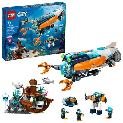 LEGO City: Deep-Sea Explorer Submarine - 842 Pieces (60379)