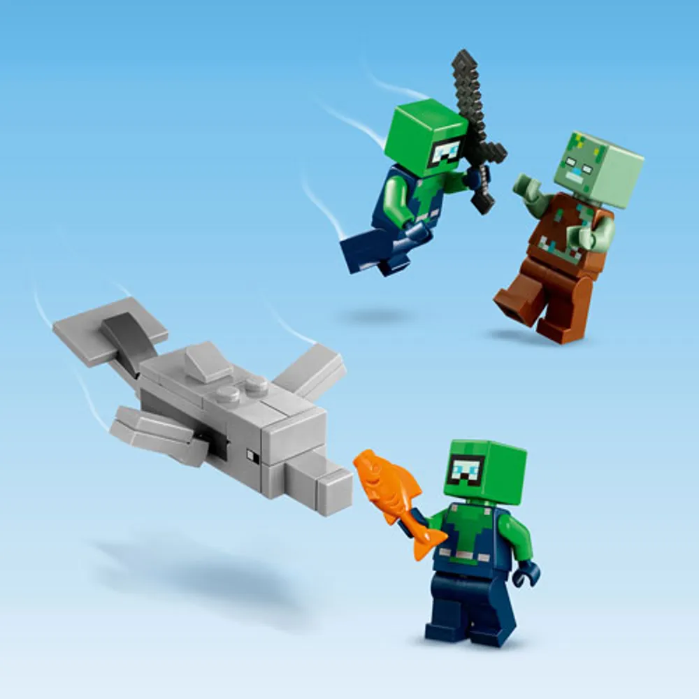 LEGO Minecraft: The Axolotl House - 242 Pieces (21247)