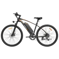 Gyrocopters Brio 350W Electric Mountain Bike with up to 60km Battery Range - Black - Only at Best Buy