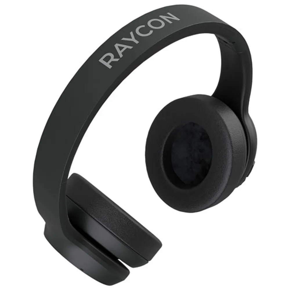 Raycon The Fitness Over-Ear Noise Cancelling Bluetooth Headphones - Black